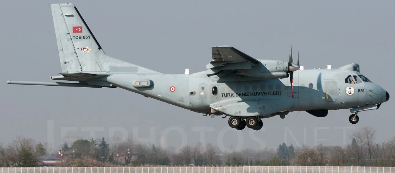 Αιγαίο: 32 παραβιάσεις του Εθνικού Εναέριου Χώρου από ένα τουρκικό CN-235